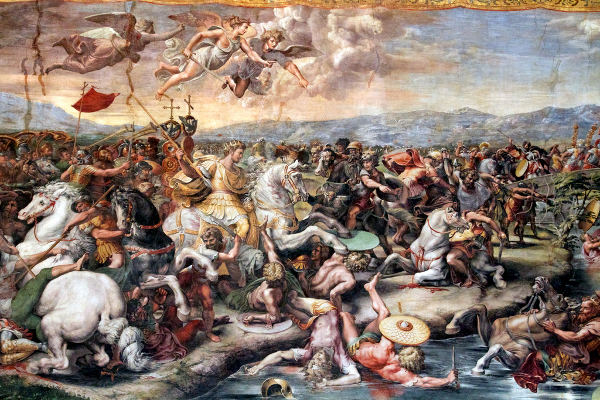 La bataille du pont Milvius