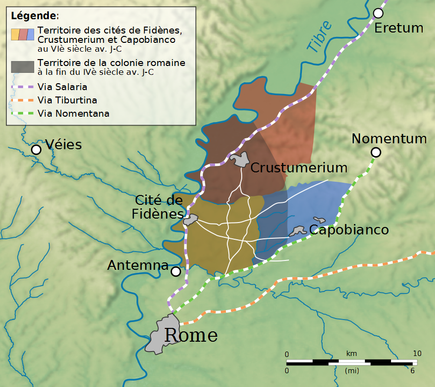 Fidnes VIe et IVe sicles avant J.C.