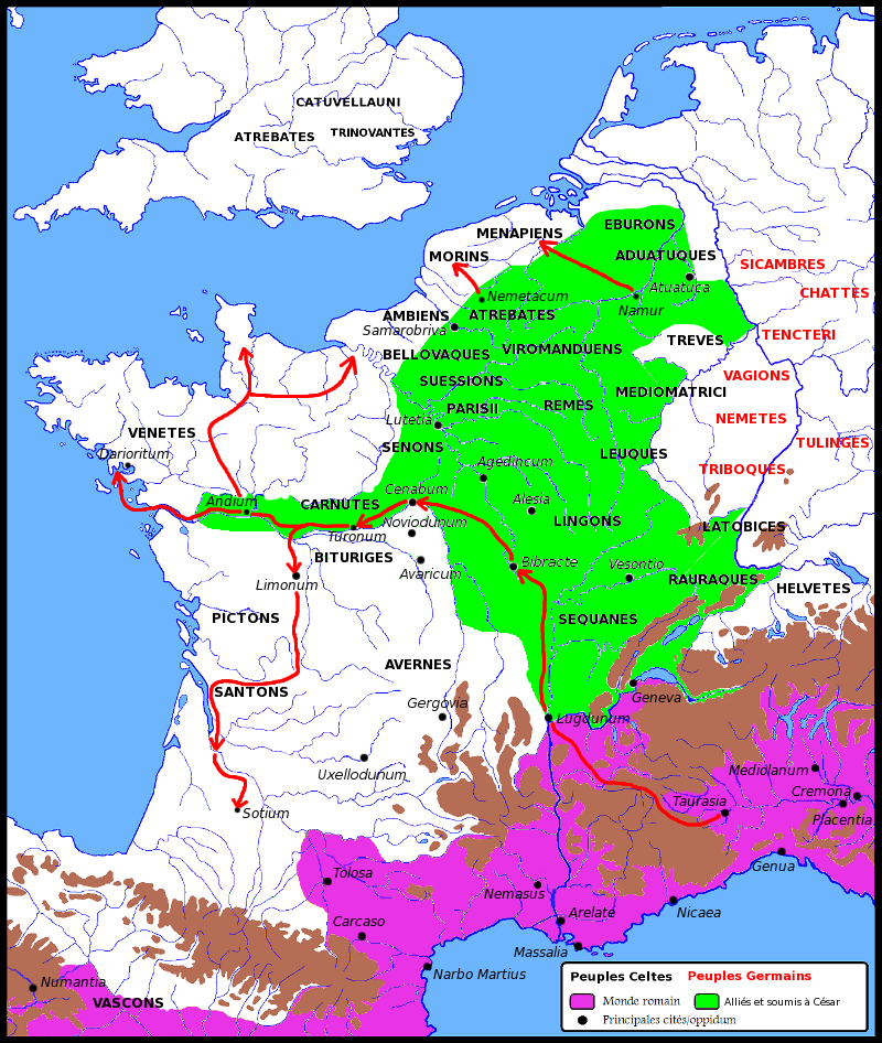 La guerre des Gaules