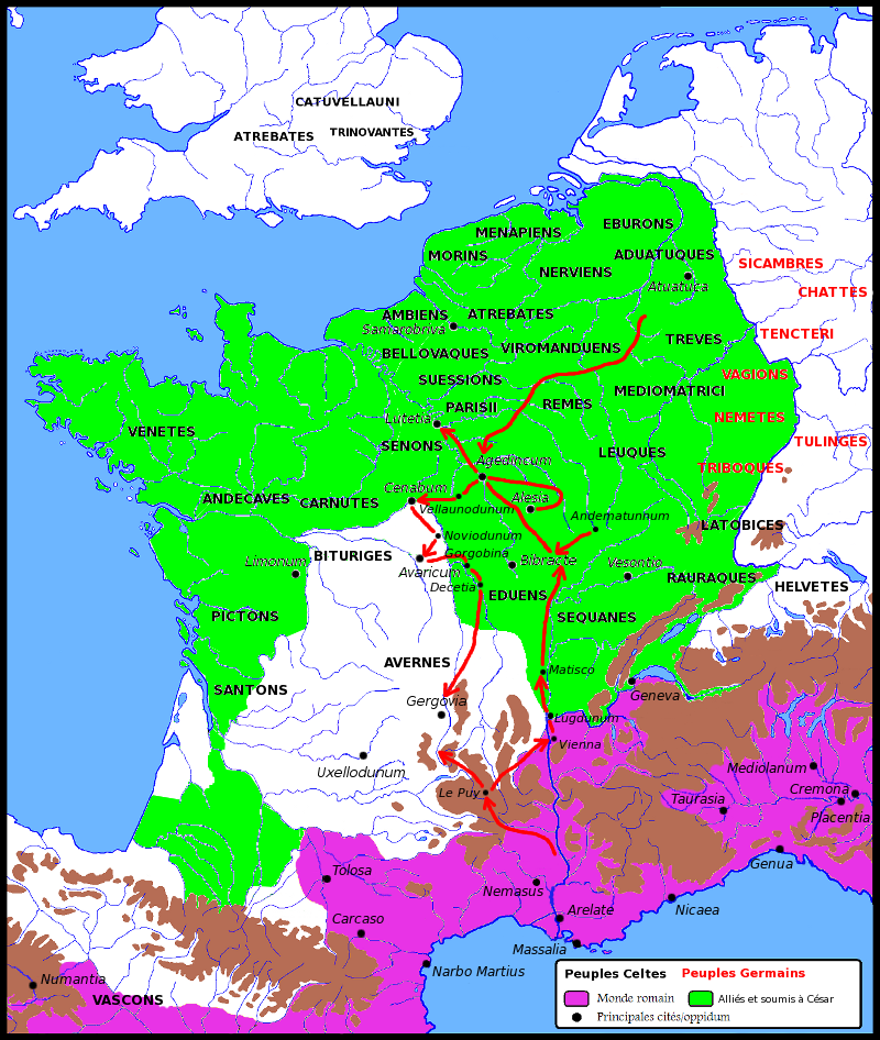 La guerre des Gaules