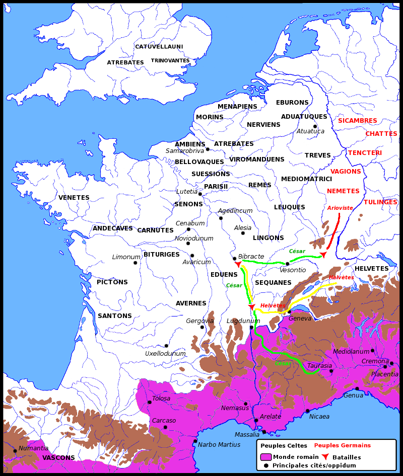 La guerre des Gaules