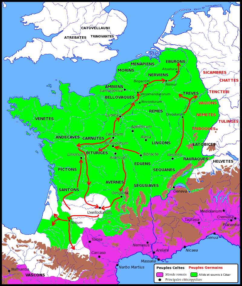 La guerre des Gaules