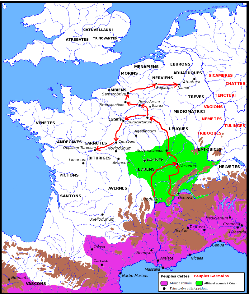 La guerre des Gaules