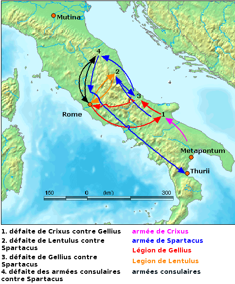 Les victoires Spartacus